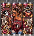 Florida State Seminoles Inspired 20oz Tumbler | FSU Tumbler | Seminoles Fan Gift | Garnet & Gold Game Day Cup | Football Tumbler