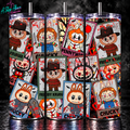 Cute Horror Tumbler 20oz | Creepy Cute Slasher Cup | Horror Bunny Character Tumbler | Halloween Horror Gift | Spooky Movie Cup