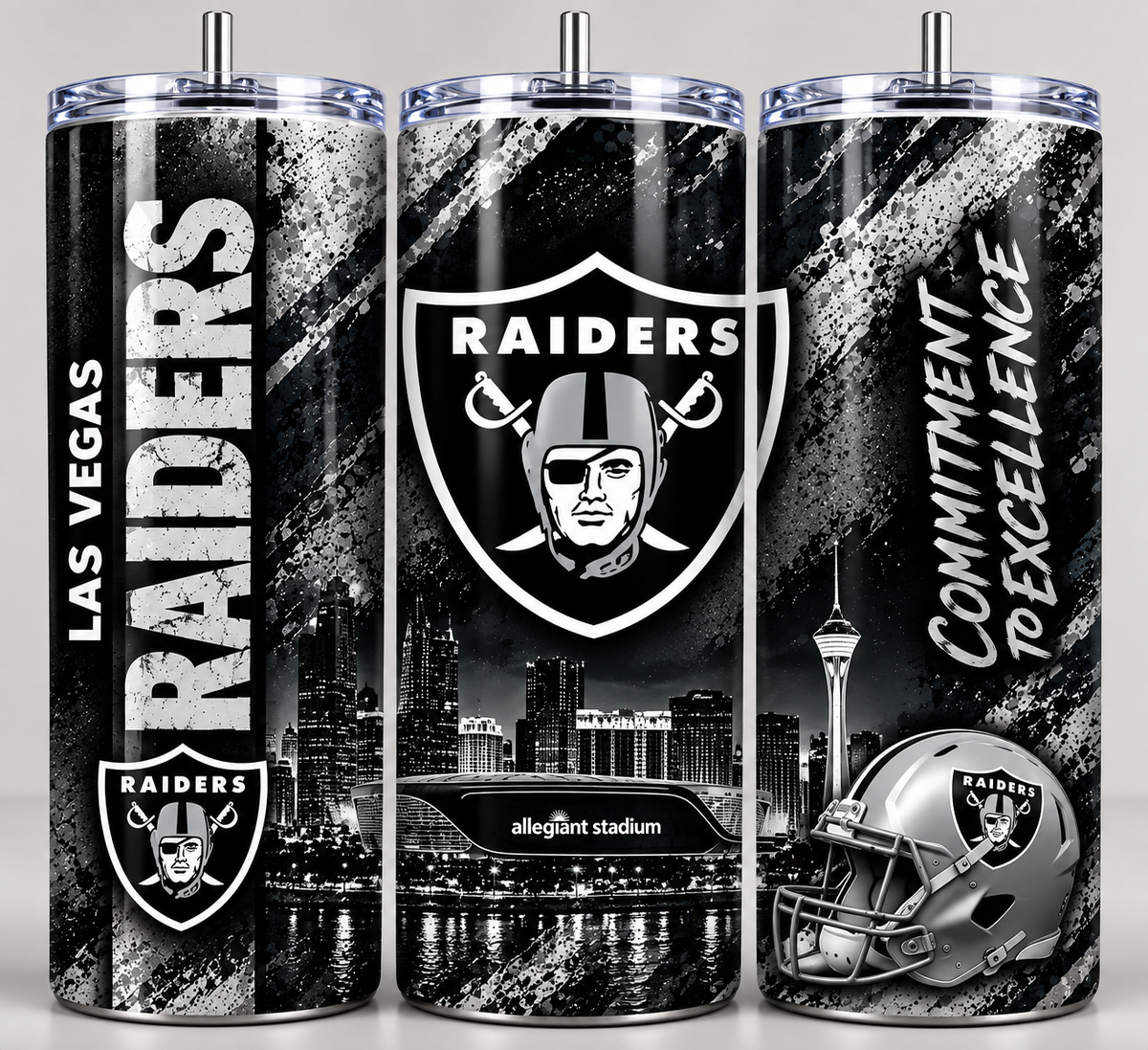 Raiders-inspired tumbler