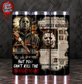 Halloween Horror Tumbler 20oz | Boogeyman Slasher Cup