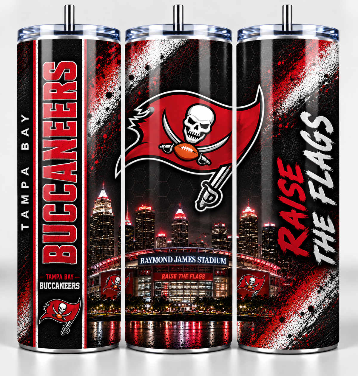 Buccaneers-inspired tumbler