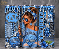 UNC Tar Heels Inspired 20oz Tumbler | Carolina Blue Tumbler | Tar Heels Fan Gift | UNC Basketball Cup | Game Day Tumbler