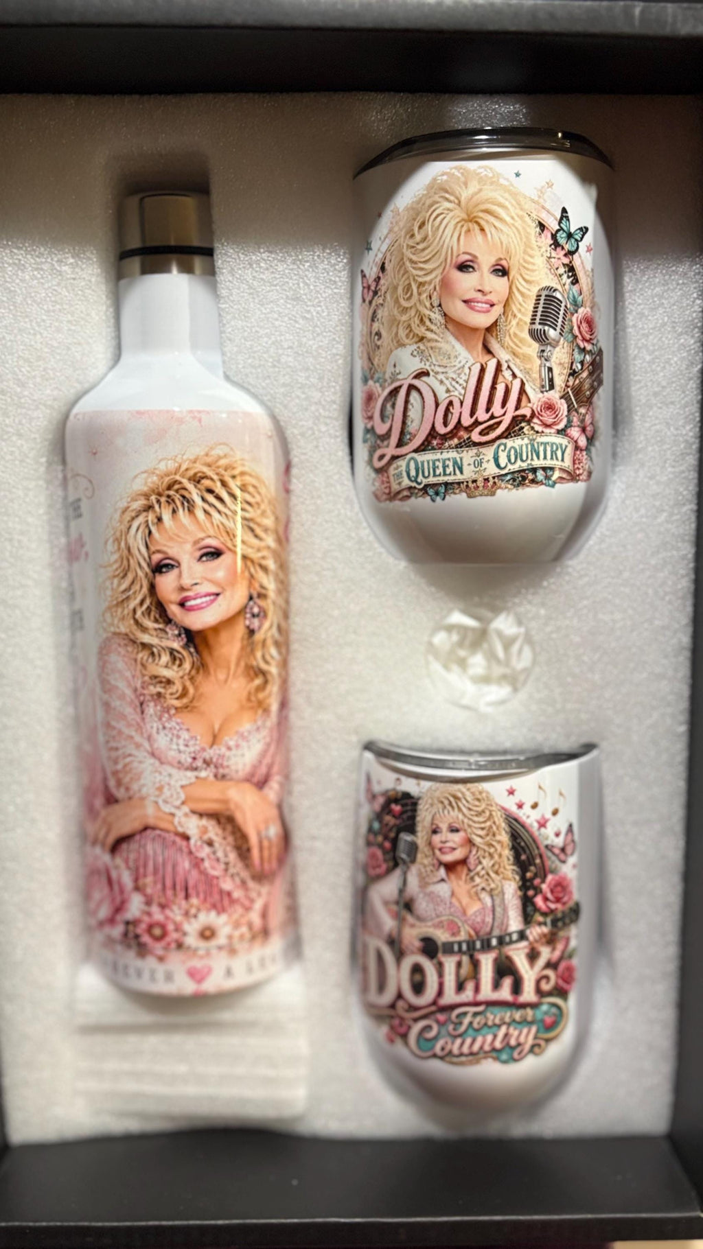 Dolly Parton tumbler set