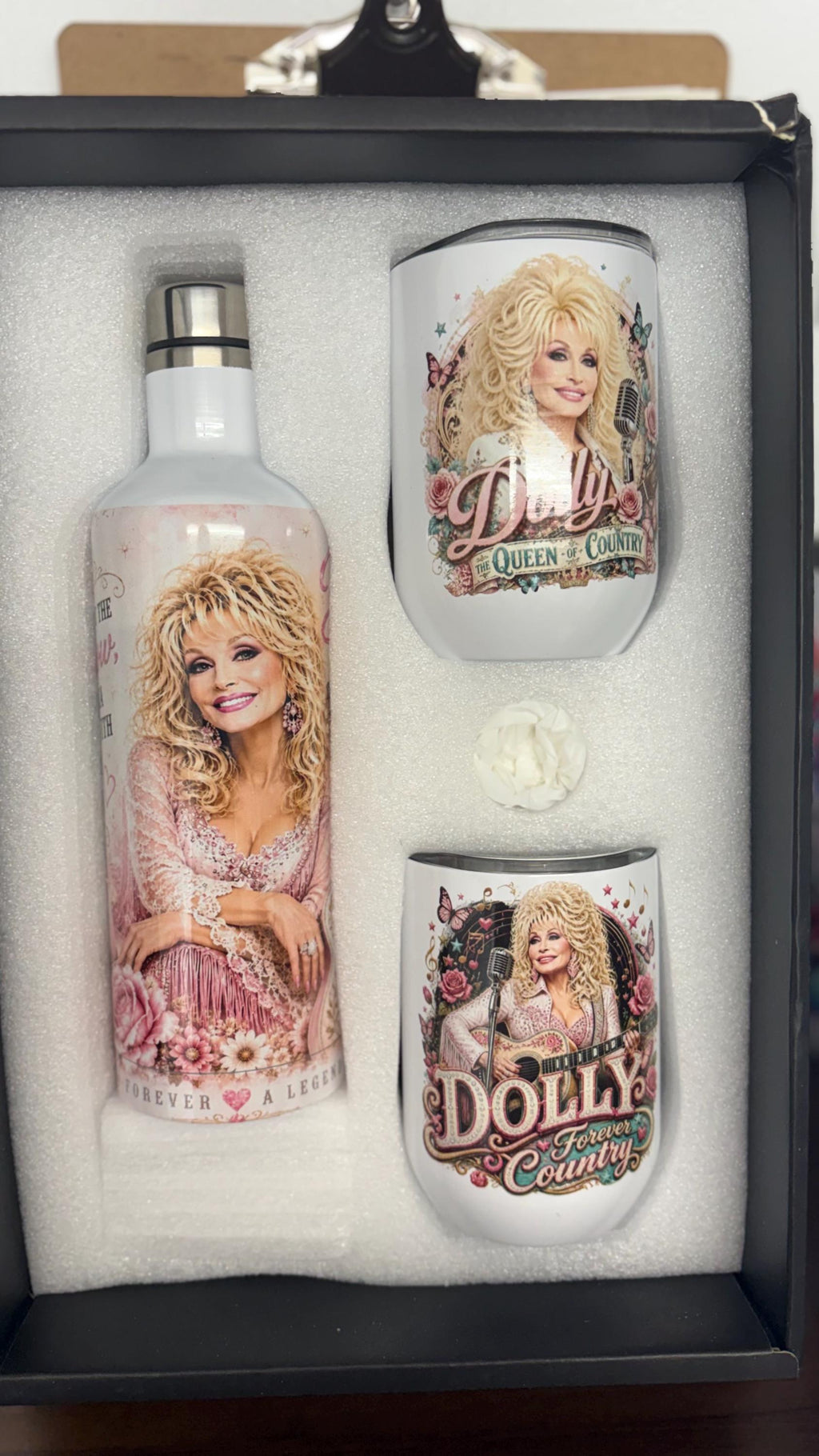 Dolly Parton tumbler set
