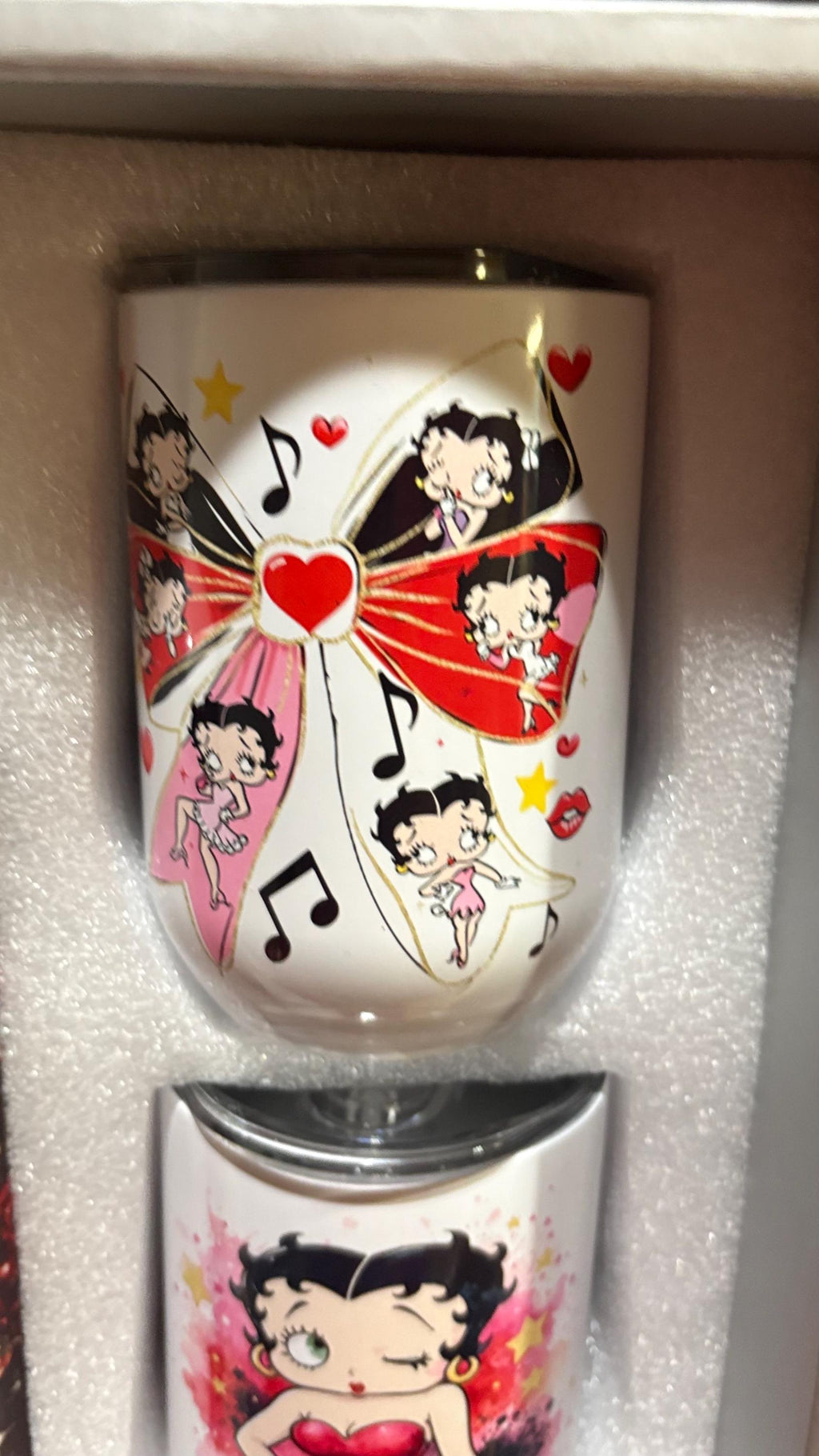 Betty Boop tumbler set
