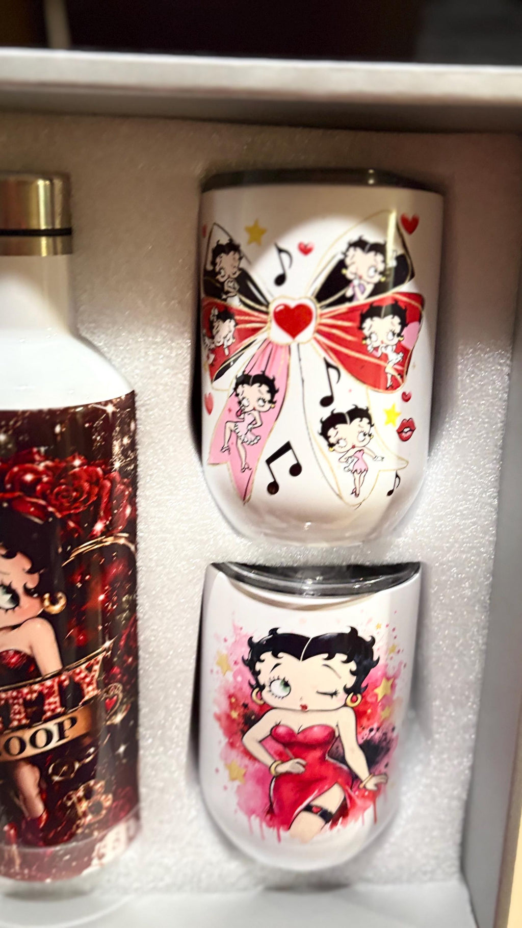 Betty Boop tumbler set