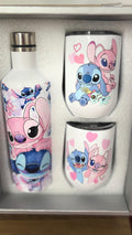 Stitch and angel tumbler set