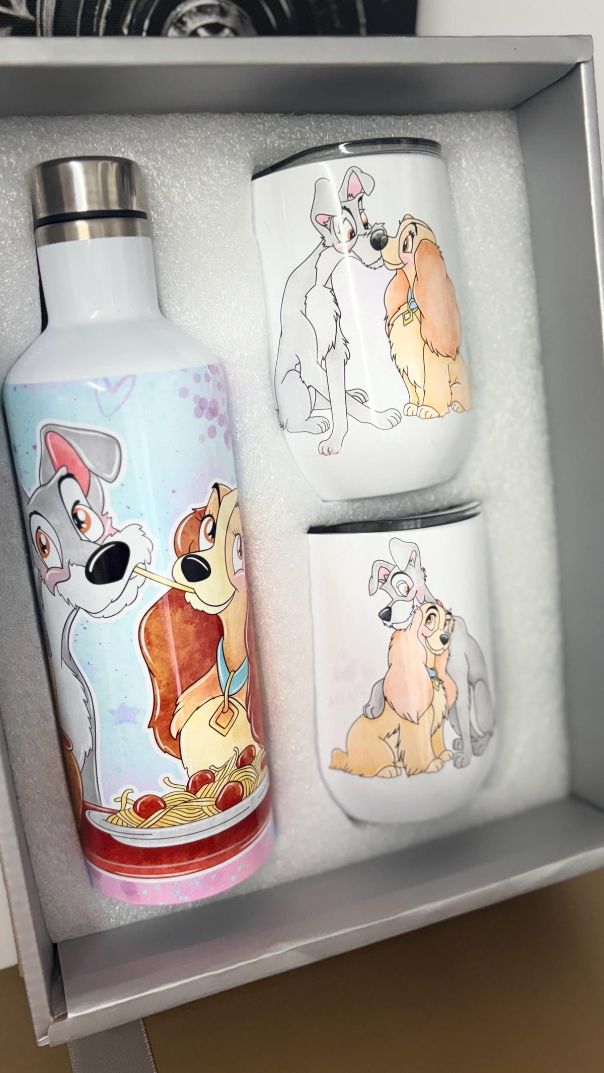 Lady and the Tramp tumbler set