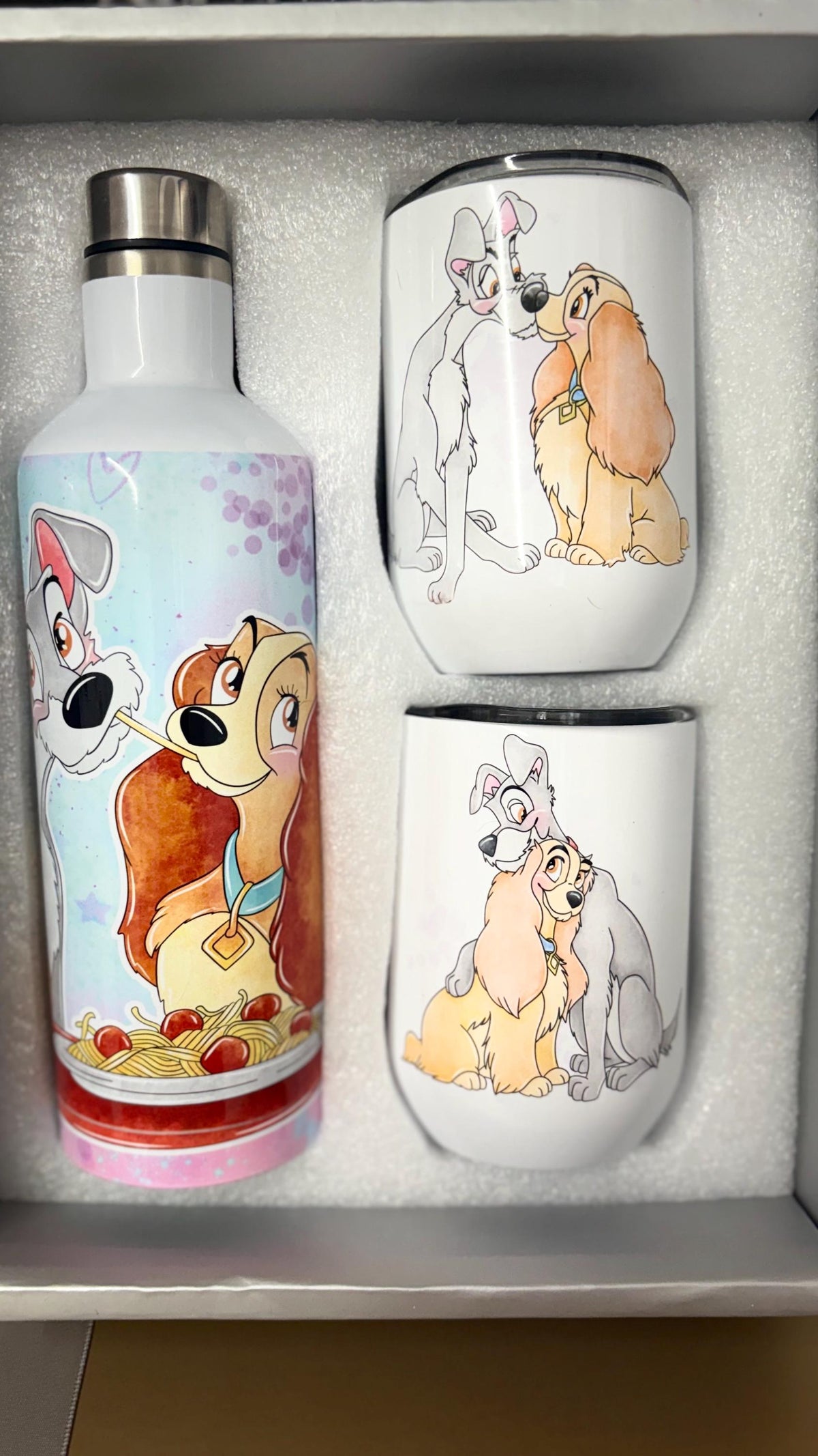 Lady and the Tramp tumbler set