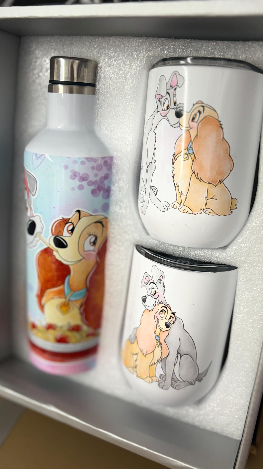 Lady and the Tramp tumbler set