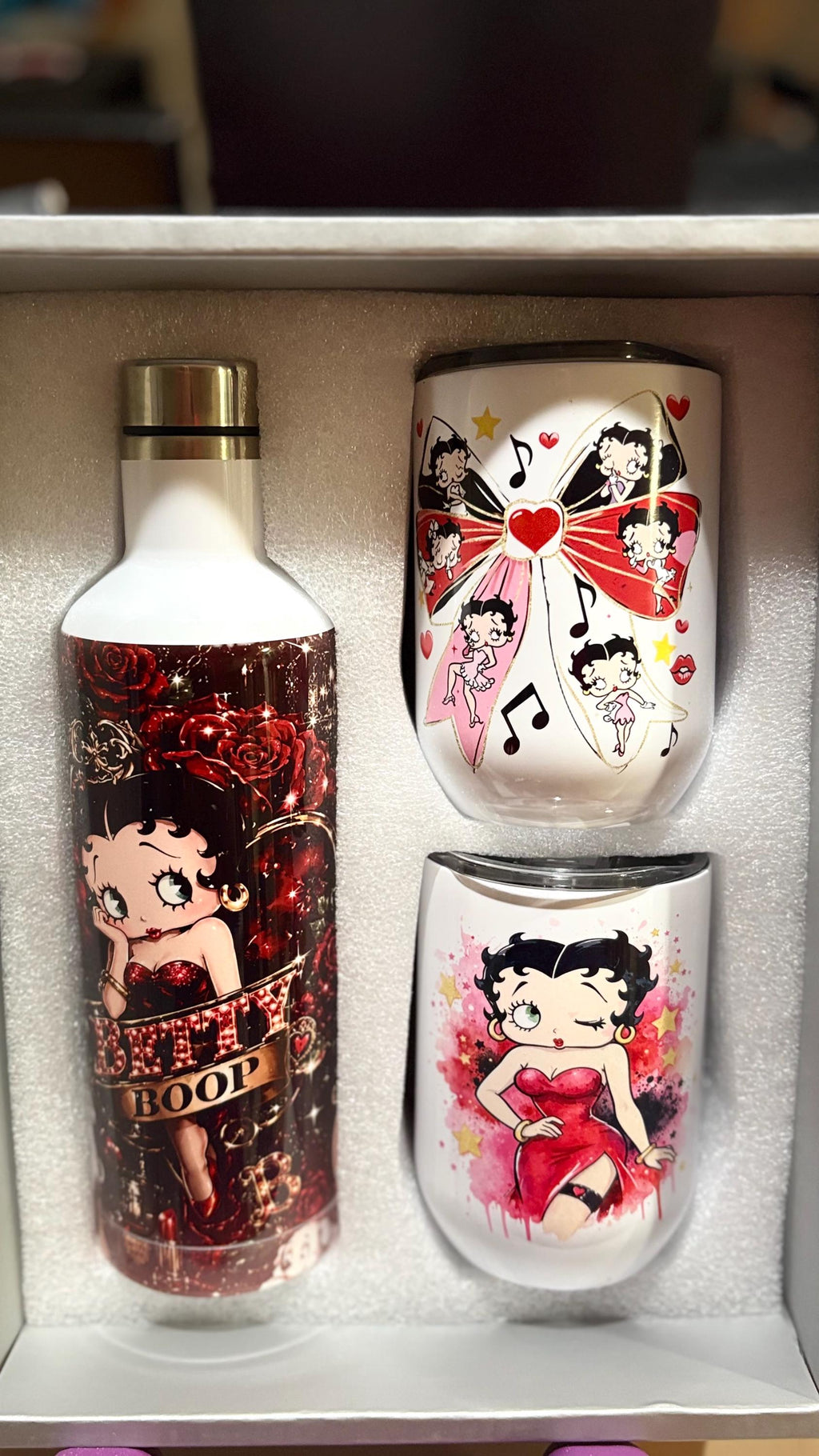Betty Boop tumbler set