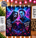 Michael Myers and Ghostface tumbler