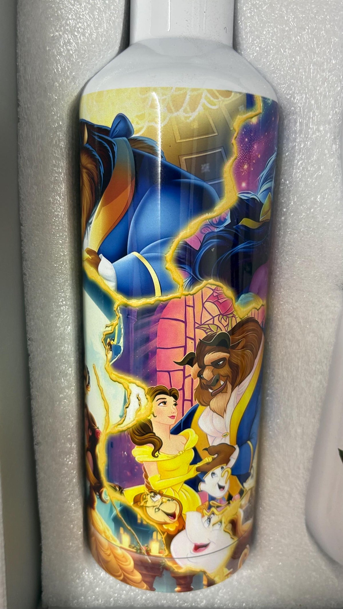 Beauty and the beast tumbler set