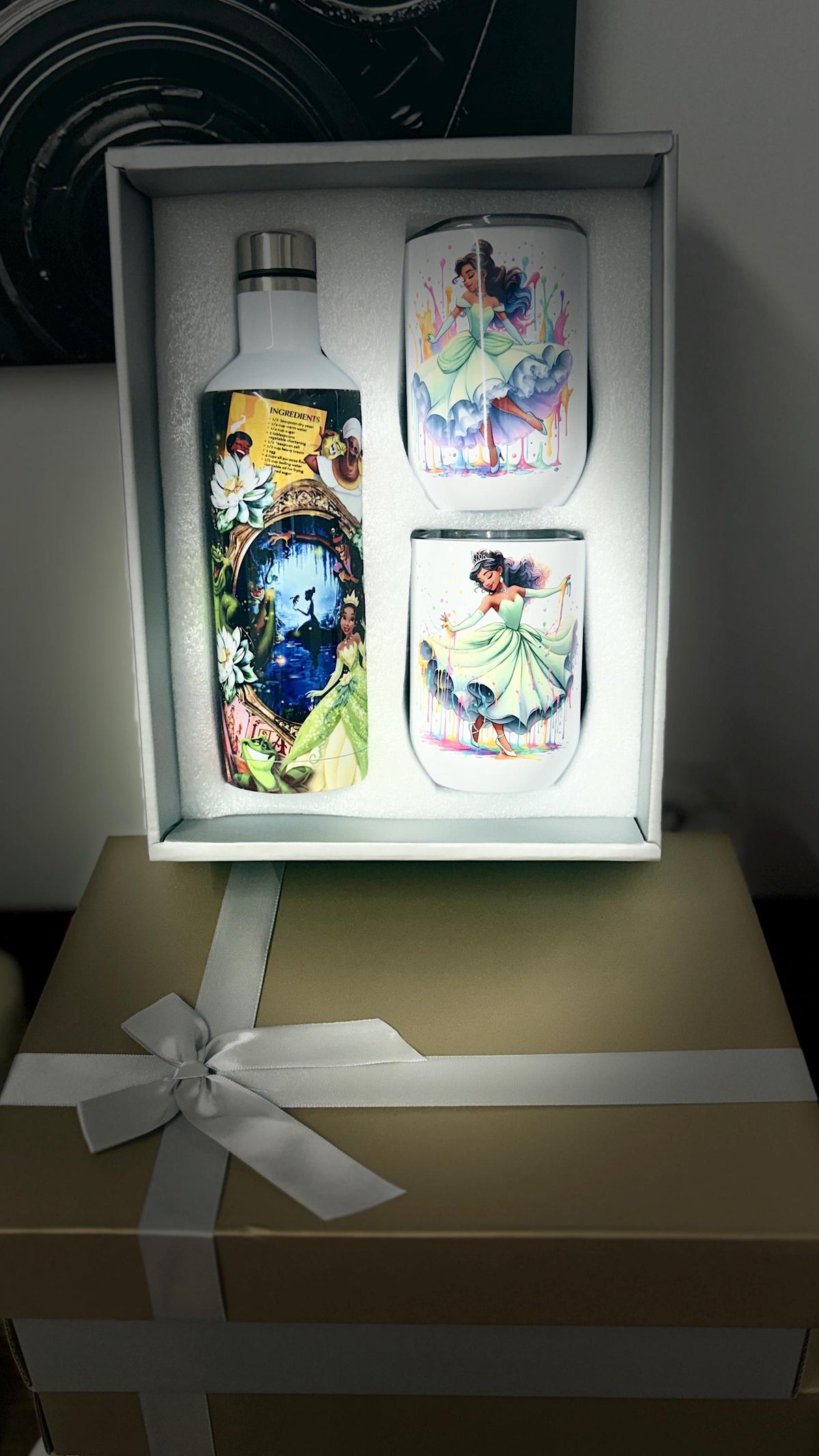 The princess and the frog tumbler set