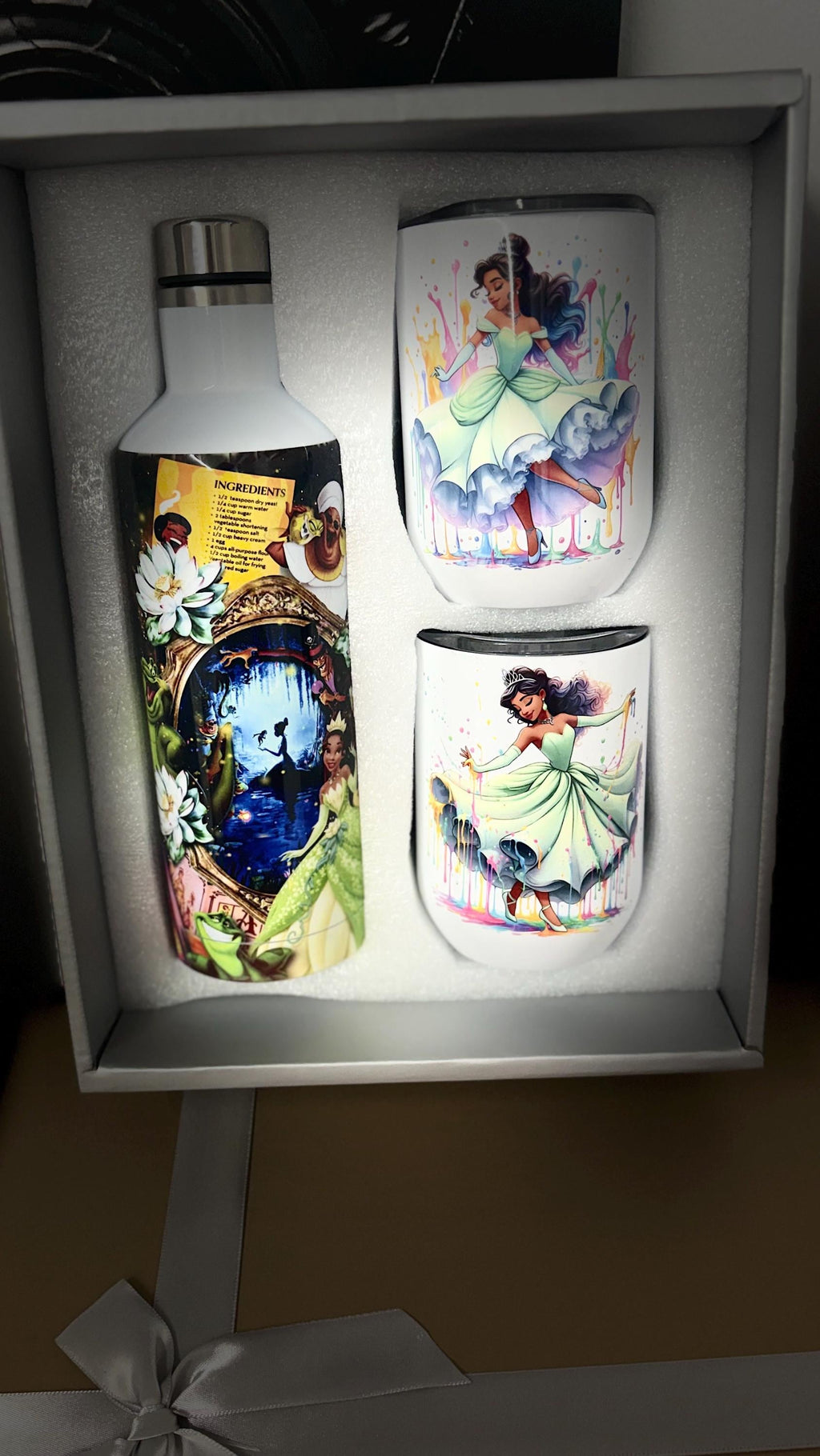 The princess and the frog tumbler set