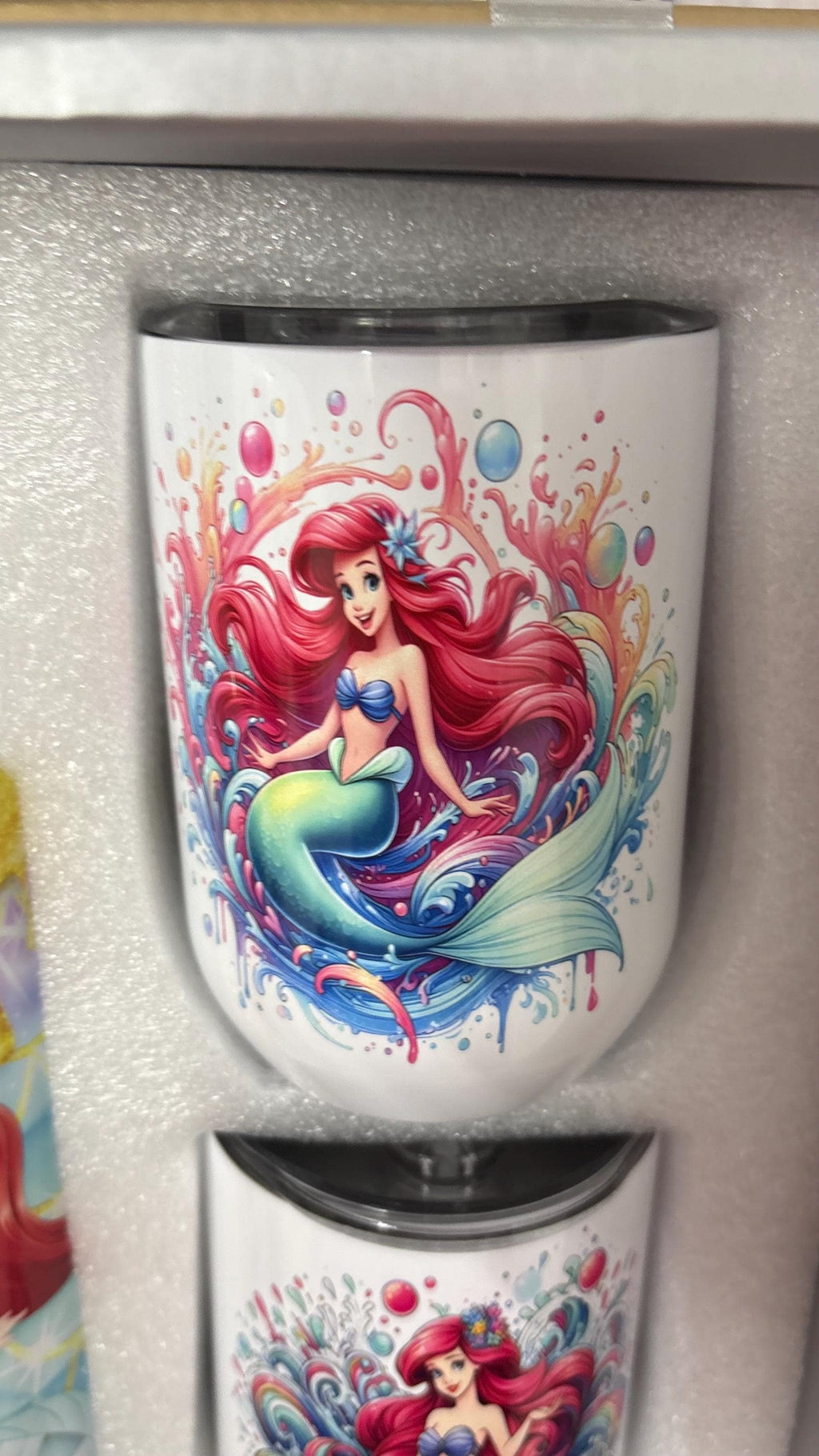 Little mermaid tumbler set